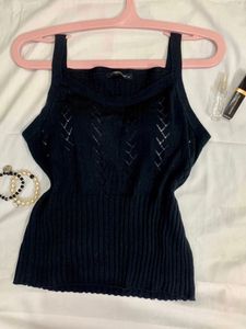 Elegant Black Sleeveless Top