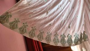 Pink Embroidered chudidar