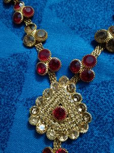 Red And Golden Jewellery Set