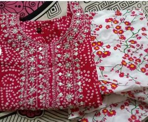 Kurta With Pant And Dupatta