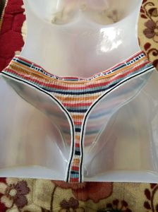 Striped Women's Thong