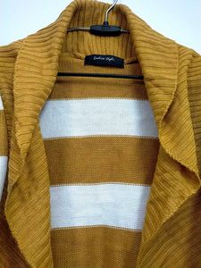Striped Knit Cardigan