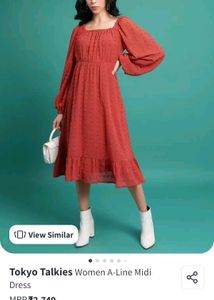 Tokyo Talkies Women A-line Midi Dress