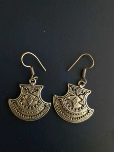 Silver Artificial Earrings For Women