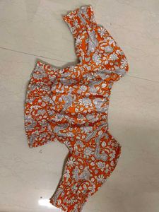 Vishudh Kalamkari Printed Top