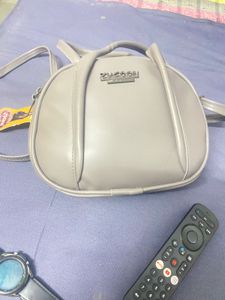 Artificial Leather Bag With Tag