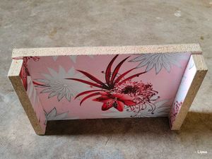 Unused Floral Wooden Pooja Chowki