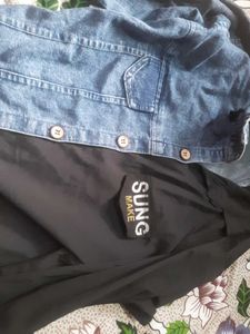 Two-Tone Denim Jacket