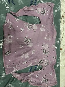 Floral Print Blouse with Bell Sleeves