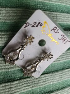 Sparkling Silver Dangle Earrings