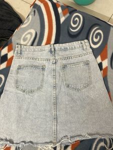 Denim Mini Skirt