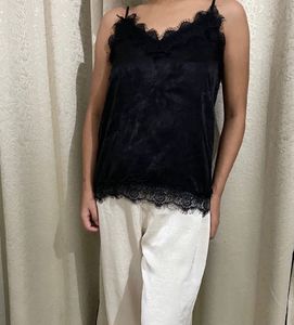 Lace Trim Cami Top