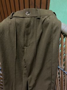 women kotty brown straight pant