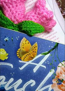 lily of the valley and tulip purse charm.