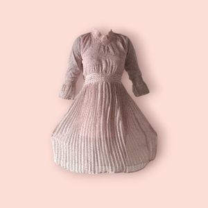 Women's Georgette Wrinkle Printed Dress