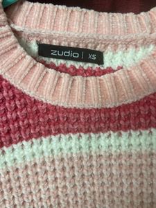 Striped Knit Sweater