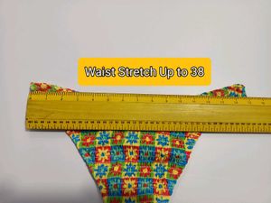 Tropical Print Bikini Set Size Large