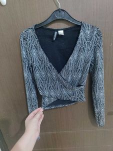 Sparkle Full Sleeves Party Top