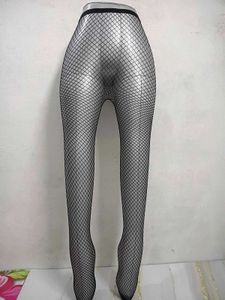 Edgy Black Fishnet Tights - One Size