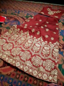 Lengha With Blouse And Dupatta