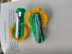 Sunflower Hair Clips (Set of 2)