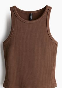 H&amp;m Ribbed Vest Top