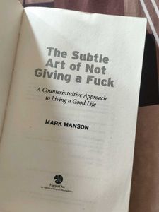 The Subtle Art of Not Giving a F*ck book