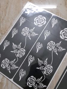 Henna Stencils For Both Hands