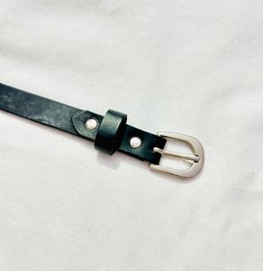 LADIES LEATHER BELT (BLACK)
