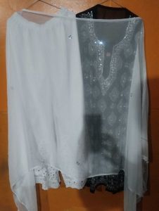 Pakistani Chickankari Kurta with sharara suit❣️❣️