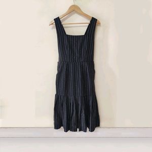 Korean Pinafore Dress with Flare
