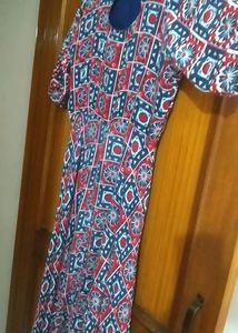 Blue And Red Multi Colour