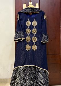 Hand Embroidered Designer Kurta Set