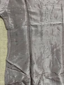 Grey Embellished Suit