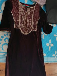 Velvet Kurta