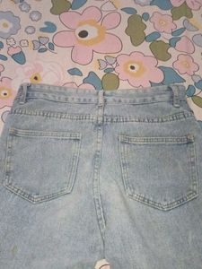 Light Wash Straight Leg Jeans
