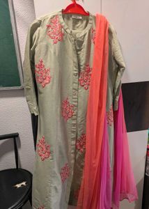 Embroidered Kurta Suit Set