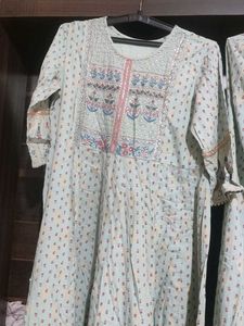 Anarkali Kurti Pant Set