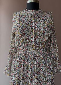 Floral Print Midi Dress