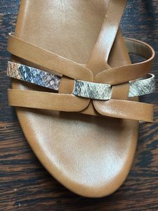 Tan Slingback Sandals