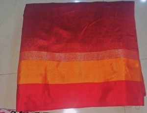 Elegant Red & Green Saree
