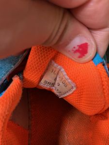 Toddler Blue &amp; Orange Sneakers