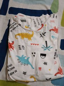 Dinosaur Print T-shirt and pajama