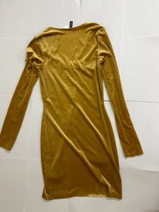H&amp;M Golden Shimmer Party Dress