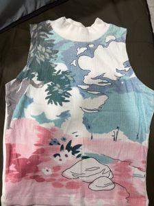 White Sleeveless Top