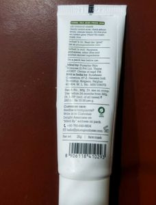 Plum Green Tea Clear Face Mask