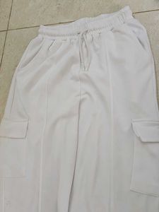 Zudio White Jogger Pants/XS