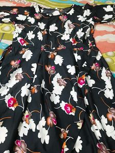 Floral Print Fit &amp; Flare Dress
