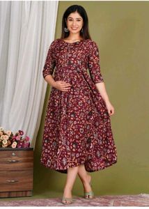 Maternity Cotton Gown for Women