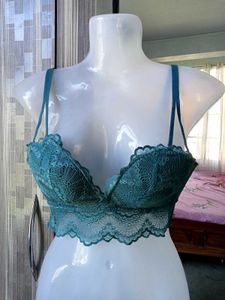 Teal Lace Bralette
